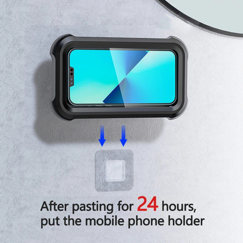 Phone case with screen protector on a gray background