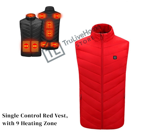 Heated Vest for Men & Women, Electric Warming Vest for Outdoor Motorcycle, Hiking, Camping, Skiing (Battery Pack Not Included) - Up to 6XL