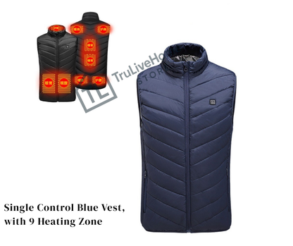 Heated Vest for Men & Women, Electric Warming Vest for Outdoor Motorcycle, Hiking, Camping, Skiing (Battery Pack Not Included) - Up to 6XL