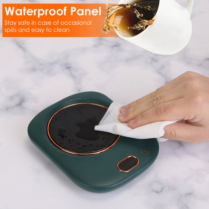 Waterproof Coffee Mug Warmer  with 3 Temperature Setting(45℃/113℉, 55℃/131℉, 65℃/149℉)
