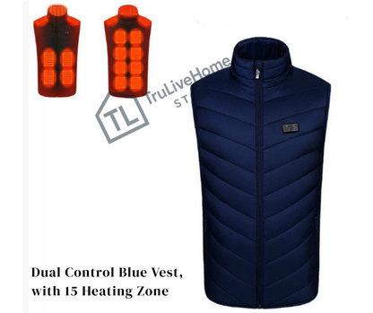 Heated Vest for Men & Women, Electric Warming Vest for Outdoor Motorcycle, Hiking, Camping, Skiing (Battery Pack Not Included) - Up to 6XL