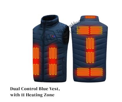 Heated Vest for Men & Women, Electric Warming Vest for Outdoor Motorcycle, Hiking, Camping, Skiing (Battery Pack Not Included) - Up to 6XL