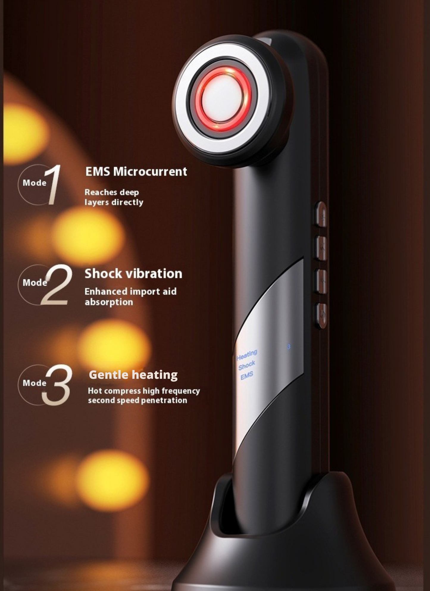 4 -in-1 Red Light EMS Massager Scalp, Facial, Neck, Body
