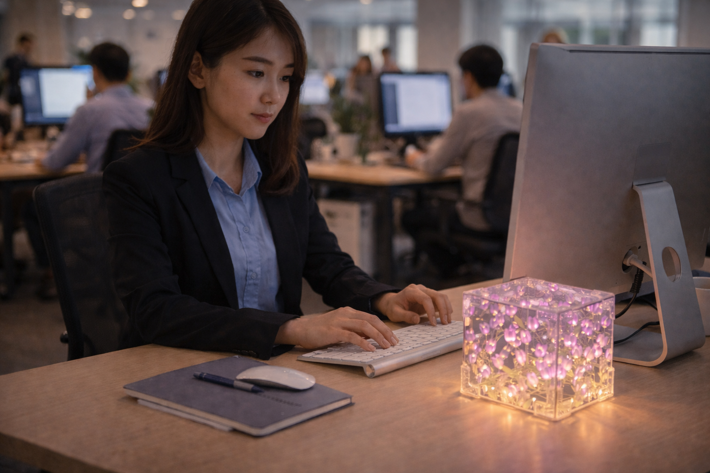 DIY Tulip Cube Night Lamp - Self Assembly Required