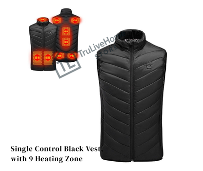 Heated Vest for Men & Women, Electric Warming Vest for Outdoor Motorcycle, Hiking, Camping, Skiing (Battery Pack Not Included) - Up to 6XL